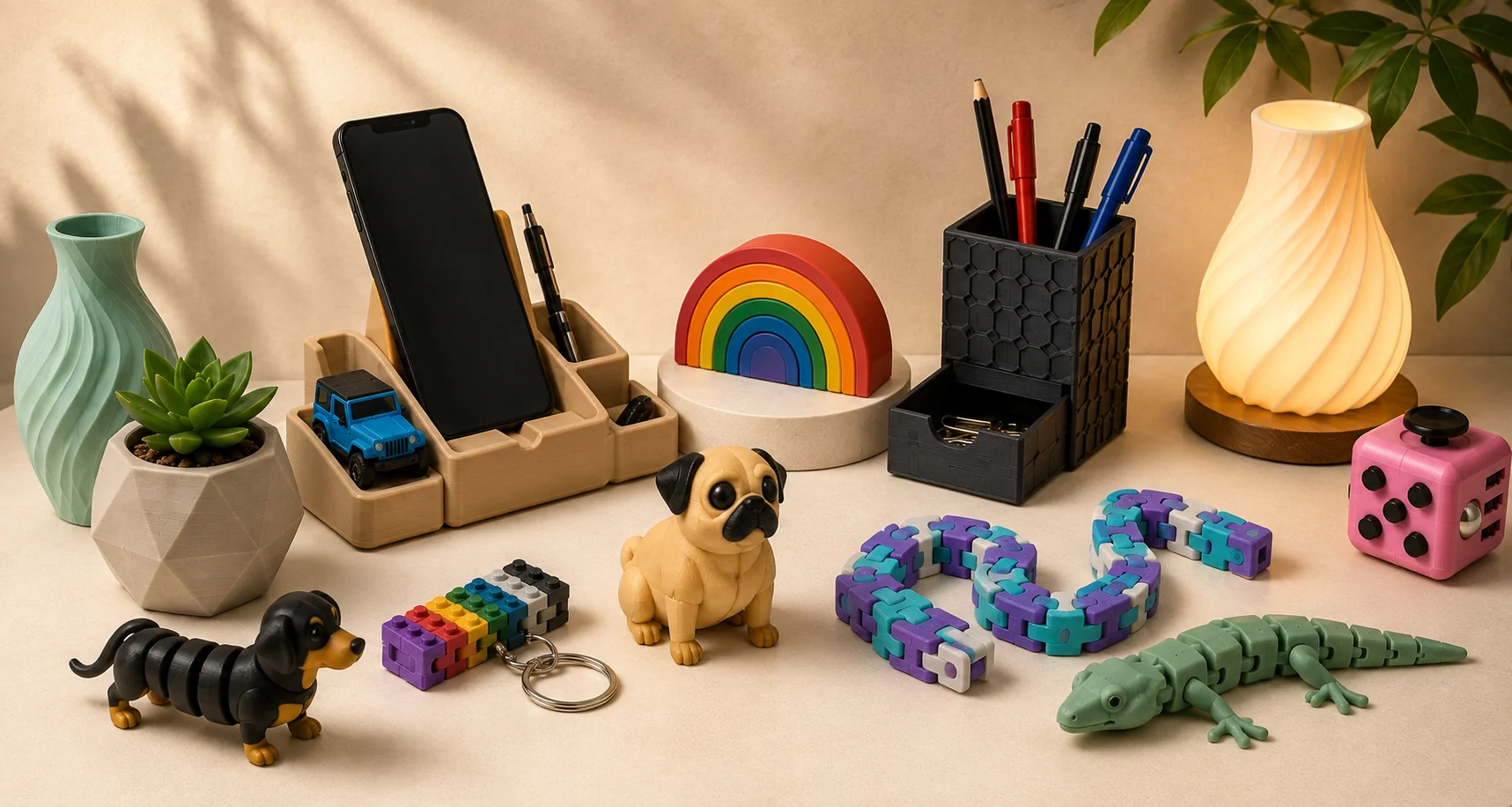 Articulated Toys & Desk Pets Showcase