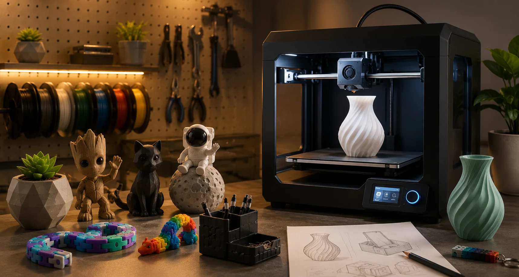 Custom 3D Printing Station